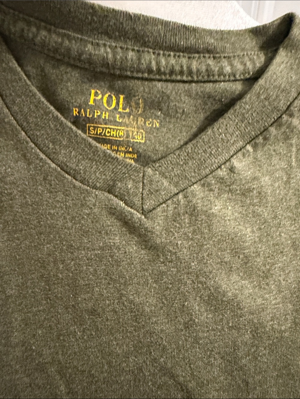 Polo by Ralph Lauren kids 2-puece Long-Sleeve Crewneck and V-Neck tee shirt - Picture 5 of 8
